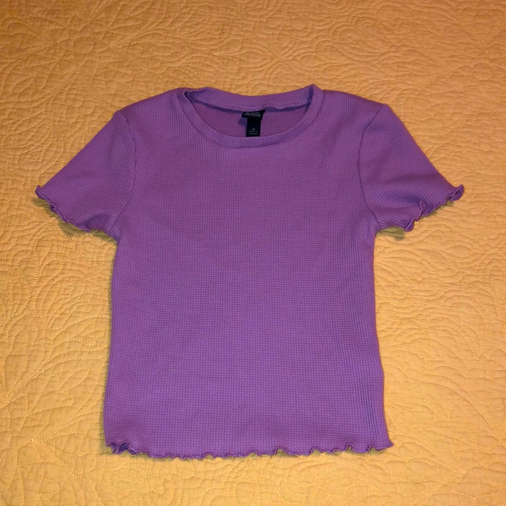 Purple Crop Top